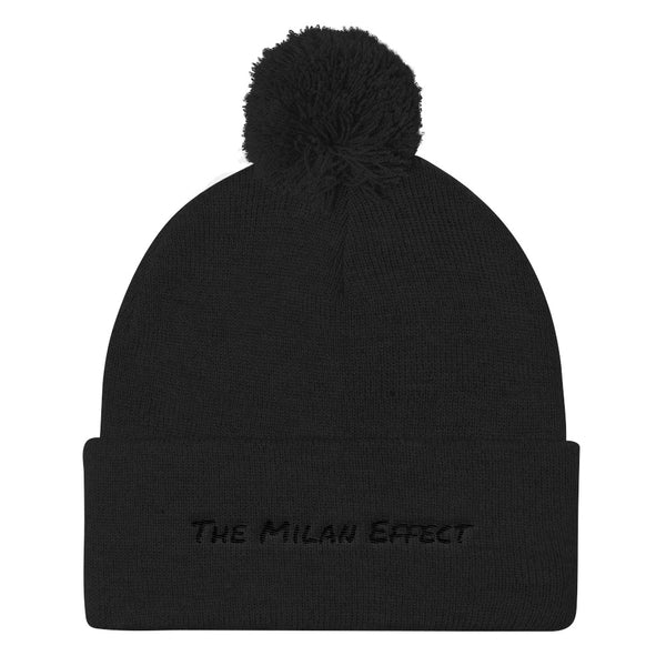 Simple Milan Effect Pom Pom Beanie